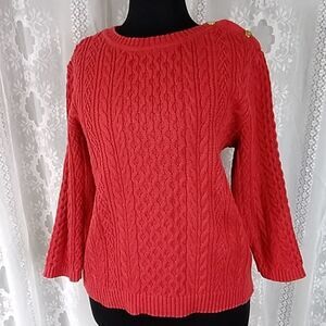 TOMMY HILFIGER WOMEN'S SWEATER BLOUSE SIZE L